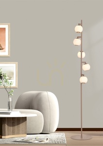 Aviano LUBERON 3051-513 LED floor lamp, 5 shades, cashmere sand finish small 0