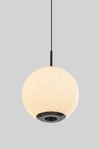 LUBERON Single LED Pendant Light, Black Chrome, 6051-105, Aviano small 3
