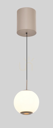 Check LUBERON Single LED Pendant Light, Cashmere, 6051-113 Aviano