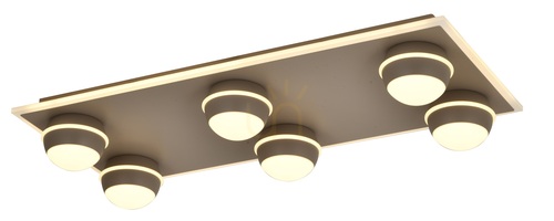 Check BIARRITZ Rectangular Ceiling Light, Cashmere, 9047-713 Aviano