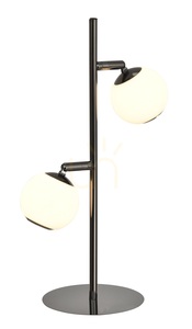 LUBERON Black Chrome LED Floor Lamp, 2-Light, 8051-205 Aviano small 2