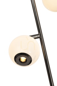 LUBERON Black Chrome LED Floor Lamp, 2-Light, 8051-205 Aviano small 3