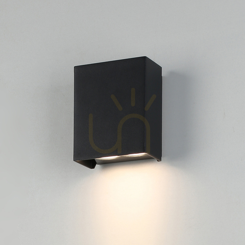 Check Black Monto LED Outdoor Wall Sconce