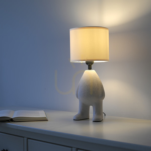 JUST LIGHT TED 14191-39 table lamp, beige, 38 cm, 1×E27 small 2