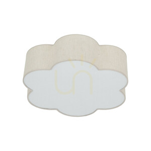 TK-Lighting CAPRI LEN 10746 flush ceiling light, beige, 49 cm, 4×E27 small 4