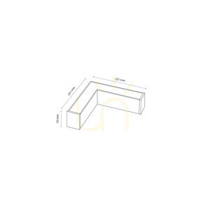 Luxe Pro Black CCT Angled Connector small 1