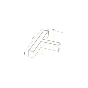 Luxe Pro Black CCT T-connector small 1