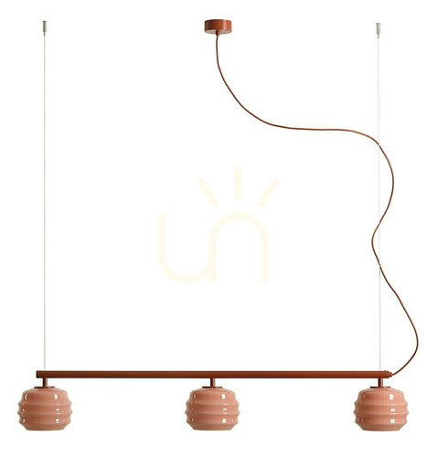 Check Puff Glaze 3 Terra ALDEX 1160E_24 Pendant Light