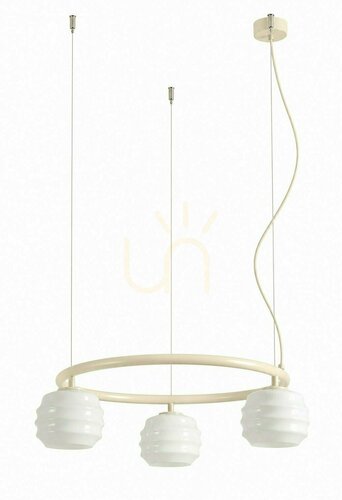 Check ALDEX 1159E20_R Puff 3 Ring Cotton Pendant Light