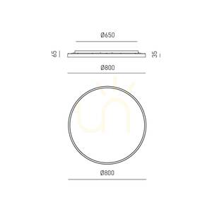 AELA P/G FAEPA3 Orange Ceiling Light by Gea Luce small 1
