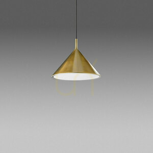 BARBIE S/P FBASO1 Brass Pendant Light by Gea Luce small 0