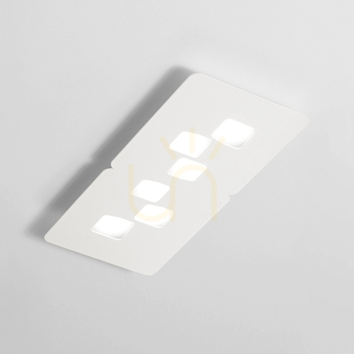 Check BILBAO P/M FBIPB2 Ceiling Light, White, Gea Luce