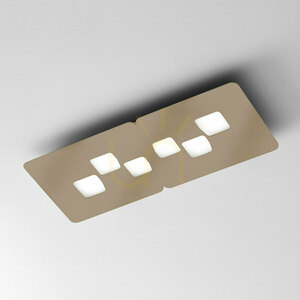 BILBAO P/M FBIPT2 Ceiling Light, Gray-Brown, Gea Luce small 0