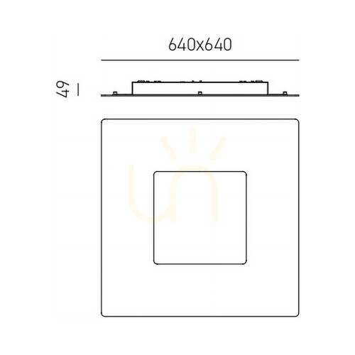 Check BILDE P/G MBILPLO Ceiling Light, Matte Gold, Gea Luce