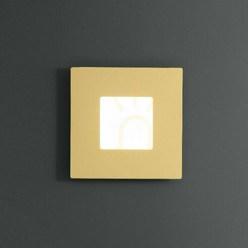 Check BILDE P/G MBILPLO Ceiling Light, Matte Gold, Gea Luce