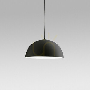 BONELLA S/P FBOSN1 Black Pendant Light by Gea Luce small 0