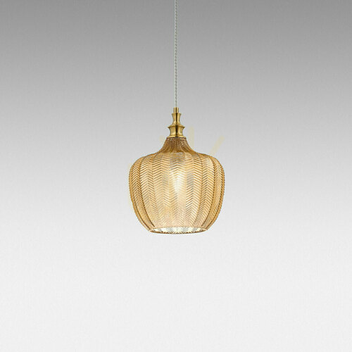 Check CLEOFE S/10 FCLSA10 Amber Pendant Light by Gea Luce