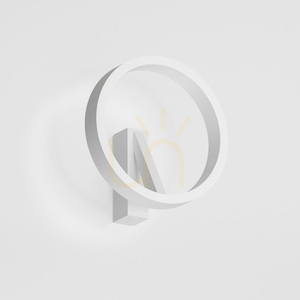 CRISEIDE A FCRAB1 Wall Sconce, White, Gea Luce small 0