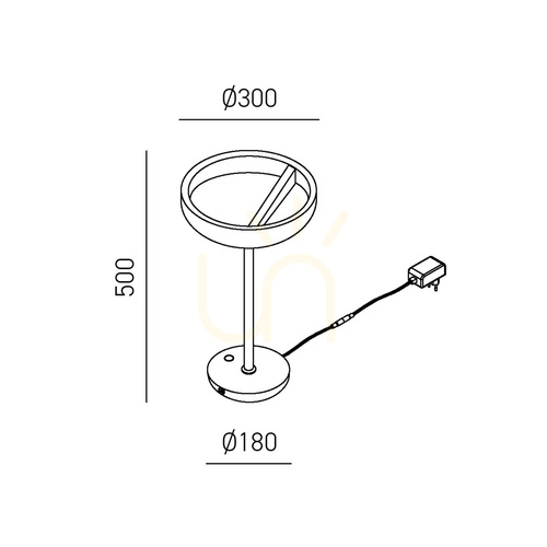 Check CRISEIDE L FCRLB1 White Gea Luce Table Lamp
