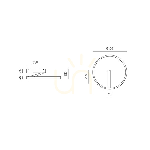 Check CRISEIDE P/G FCRPV2 Ceiling Light, Sage Green, Gea Luce