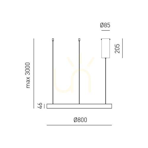 Check CRISEIDE S/1P FCRSB8 White Gea Luce Pendant Light