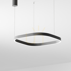 CRISEIDE S/1P Q FCRSN8Q Black Gea Luce Pendant Light small 0