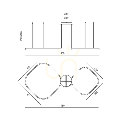 Check CRISEIDE S/2D Q FCRSBE5Q Beige Gea Luce Pendant Light