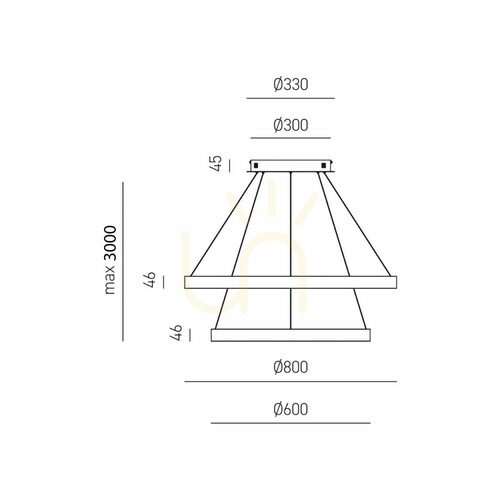 Check CRISEIDE S/2G FCRSB4 White Gea Luce Pendant Light