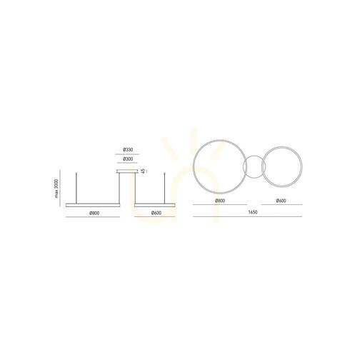 Check CRISEIDE SS/2D FCRSB10 White Gea Luce Pendant Light