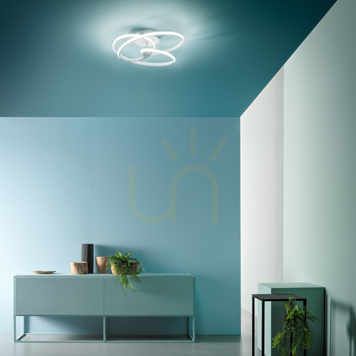 Check DIVA P/P FDIPB1 Ceiling Light, White, Gea Luce