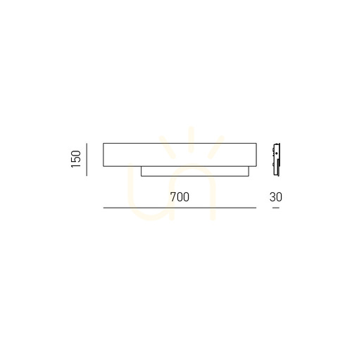 Check DOHA A/G FDOAB2 White Wall Sconce by Gea Luce