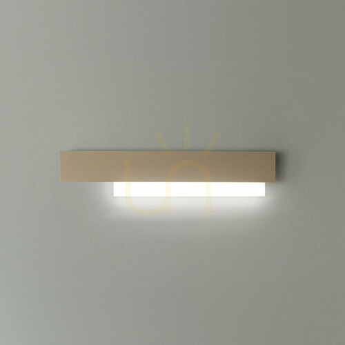 Check DOHA A/G FDOAT2 Wall Sconce, Gray-Brown, Gea Luce