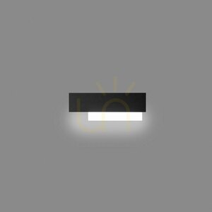 DOHA A/P FDOAN1 Black Wall Sconce by Gea Luce small 0