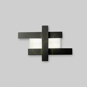 DOHA P/M FDOPN2 Ceiling Light, Black, Gea Luce small 0