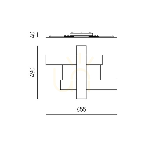 Check DOHA P/P FDOPT1 Ceiling Light, Gray-Brown, Gea Luce