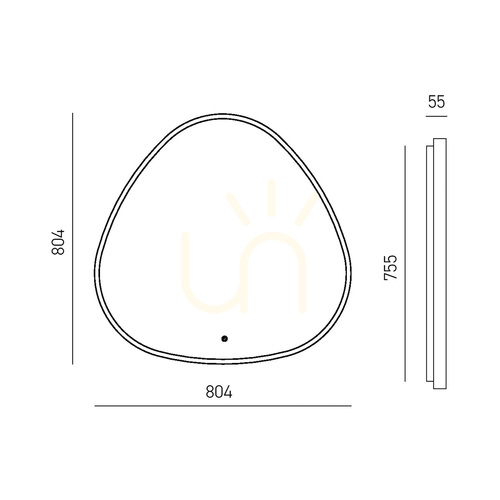 Check ECARIS A/G FECAP2 Peach Wall Sconce by Gea Luce