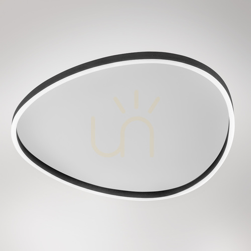 Check ECARIS P/G FECPN3 Ceiling Light, Black, Gea Luce