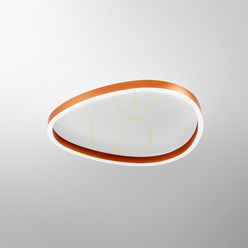 Check ECARIS P/M FECPA2 Ceiling Light, Orange, Gea Luce