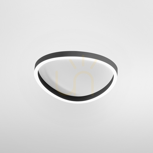 Check ECARIS P/P FECPN1 Black Ceiling Light by Gea Luce
