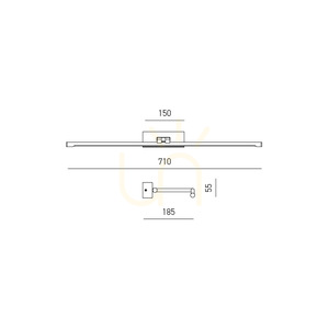 GAP463C Brass Wall Sconce by Gea Luce small 1