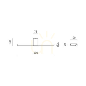 GAP560 White Gea Luce Wall Sconce IP44 small 1