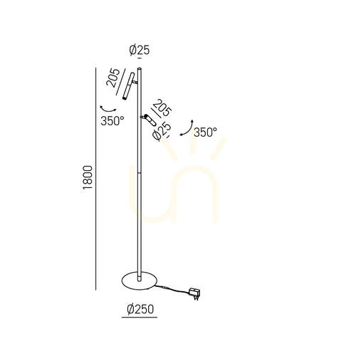 Check GPIA40 Gea Luce Floor Lamp