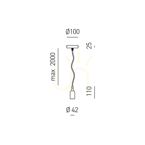 Check GSO070 White Gea Luce Lampshade Accessory