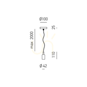 GSO070 White Gea Luce Lampshade Accessory small 1