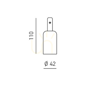 GSOP72 Brass Light Bulb Socket by Gea Luce small 1