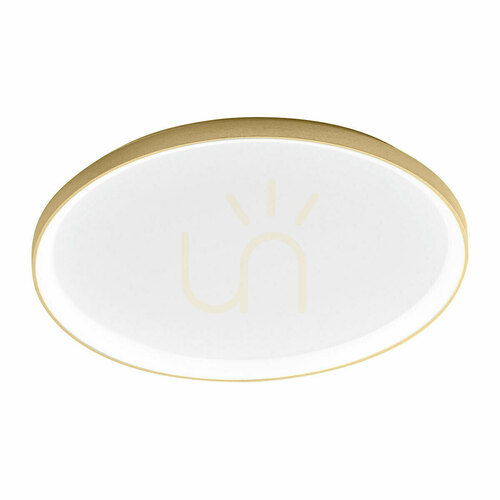 Check KRIZIA P/X 3000K FKRPO5 Ceiling Light, Brushed Gold, Gea Luce