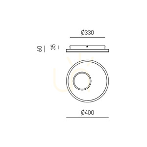 FMEPC2 Ceiling Light by Gea Luce small 1