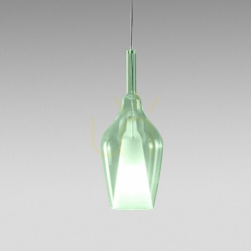 Check OFELIA S/12 FOFSV12 Green Transparent Pendant Light by Gea Luce
