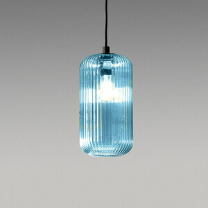 RAIKA V/G FRAVB2 Pendant Light, Transparent Blue, Gea Luce small 0