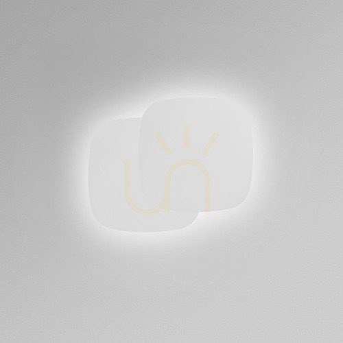 Check STEP A/G MSTEALB White Wall Sconce by Gea Luce